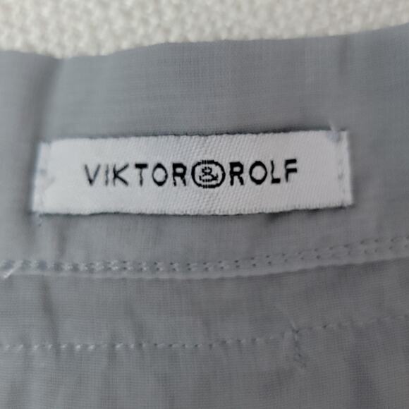 Viktor & Rolf Sheer Short Sleeve Button Front Blouse XS | FLAWS - Picture 7 of 7